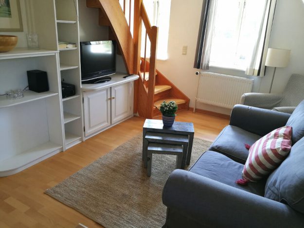 Amrum Nebel Ferienwohnung Lachmöwe Wohnessbereich